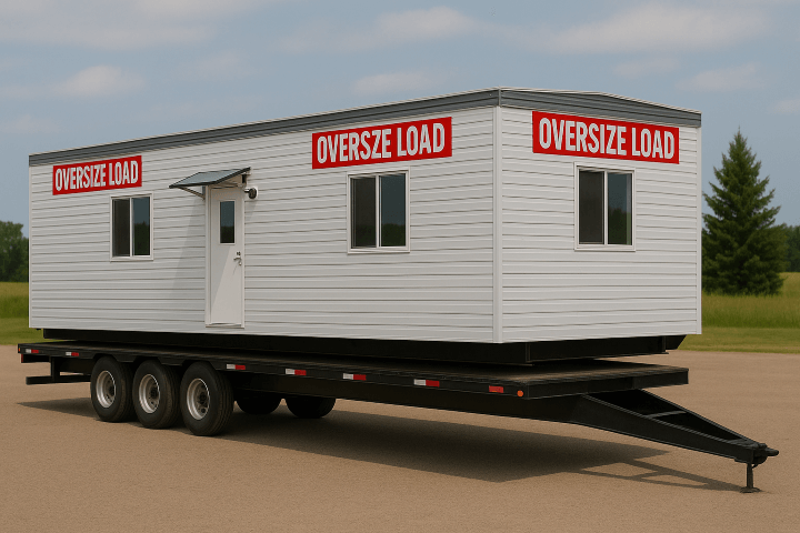 Oversized Office Trailer Transport