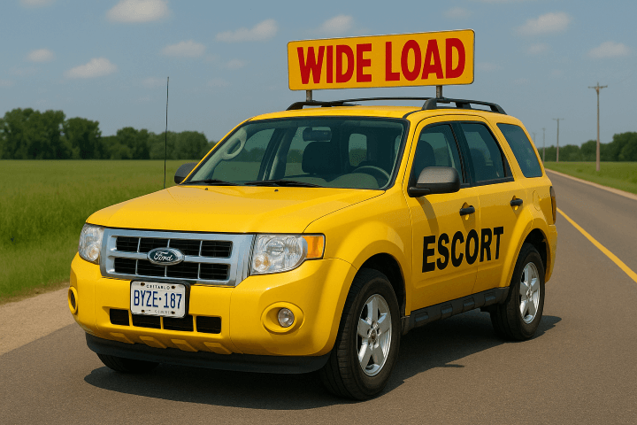 Wide Load Escort Vehicle